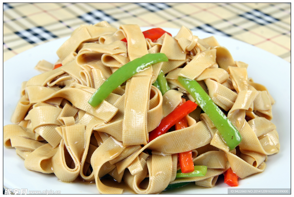 尖椒干豆腐