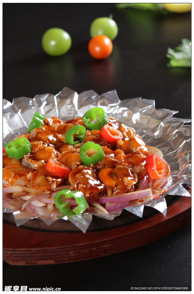 平锅椒圈扇贝肉