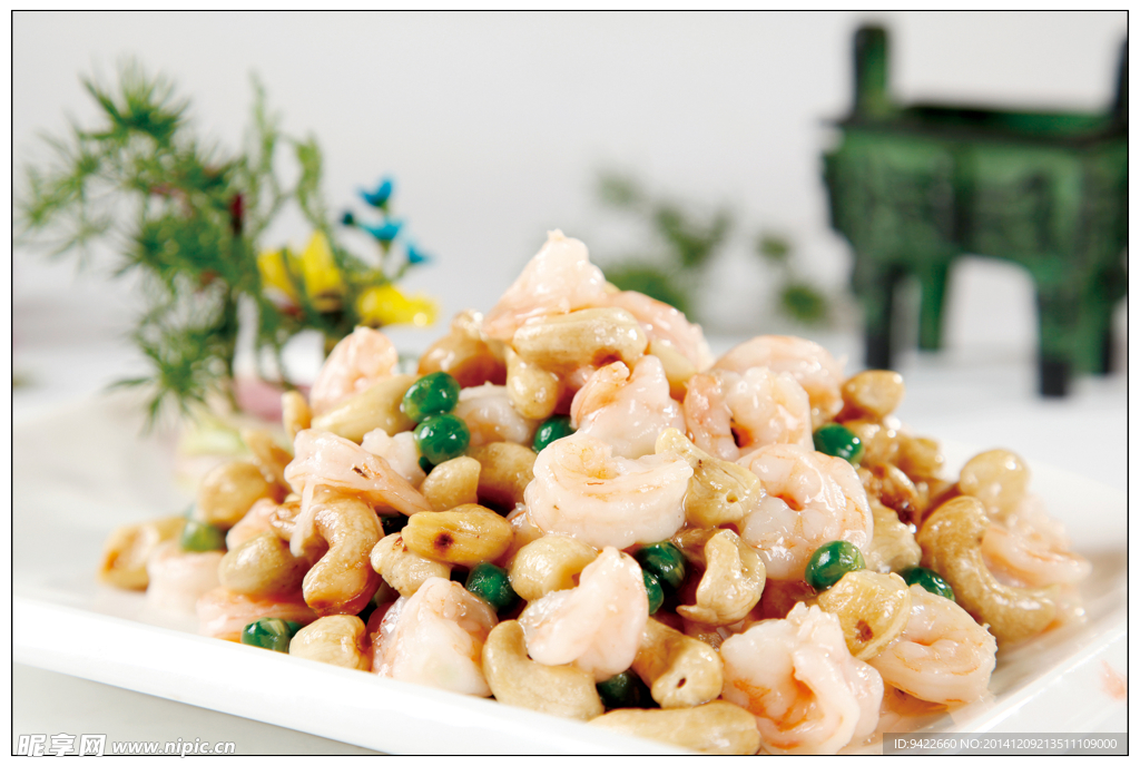 腰果青豆炒虾仁