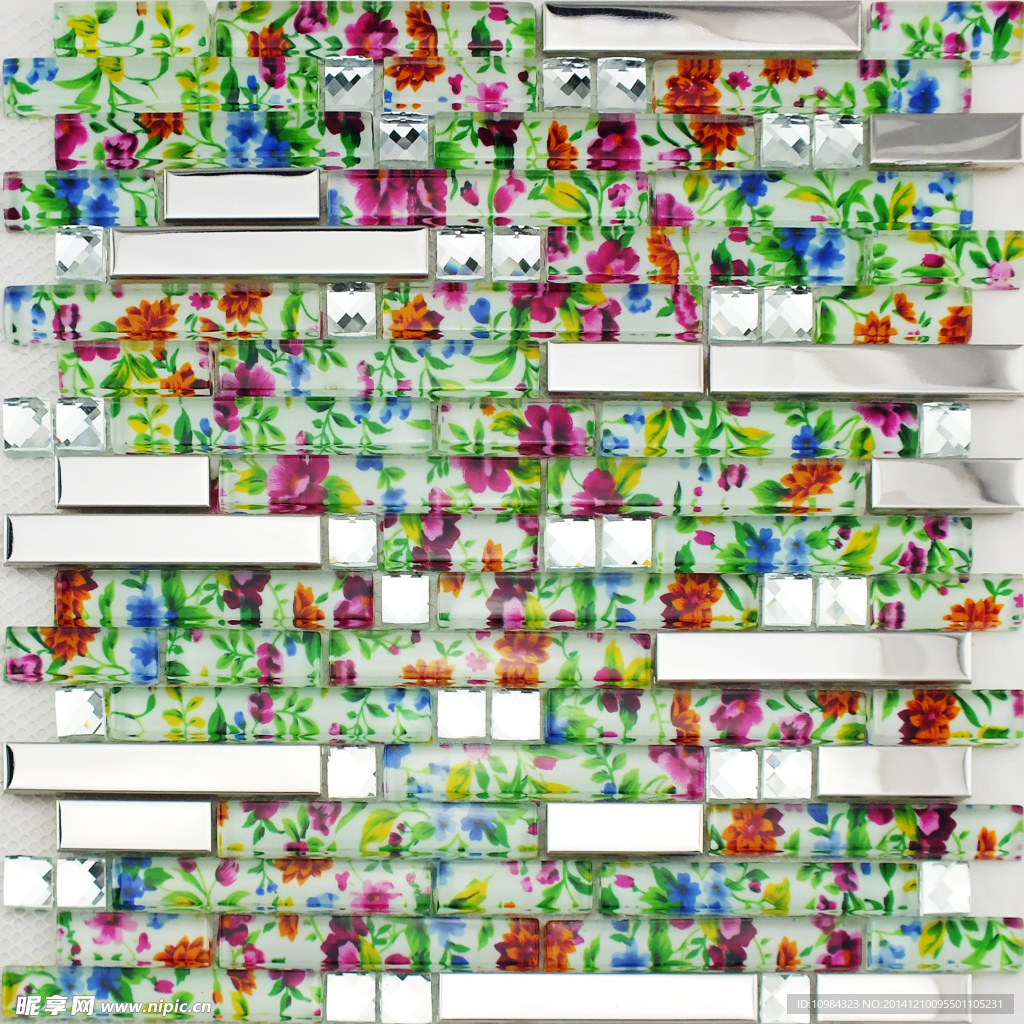 花型艺术夹胶马赛克贴图