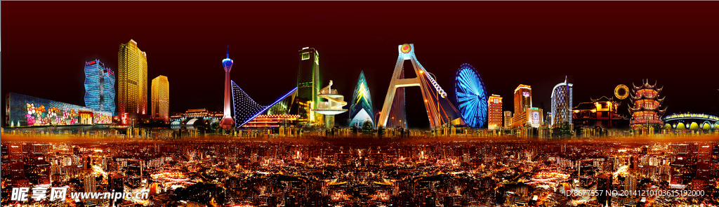成都著名夜景建筑大集合