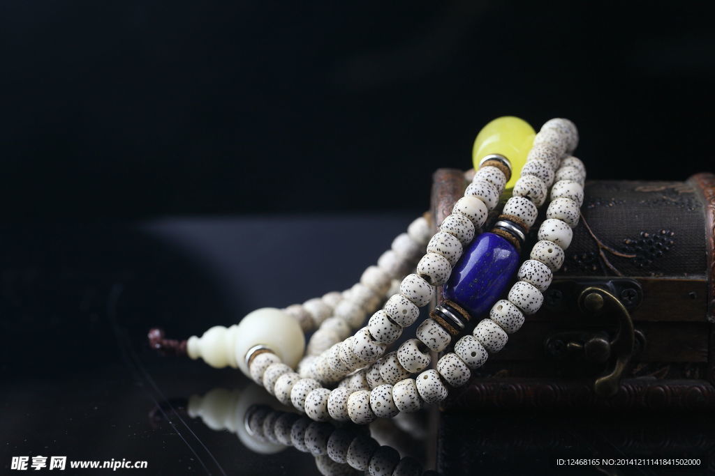 天然手串千眼菩提大图