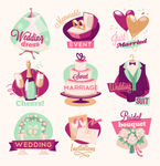 婚庆类LOGO标示图标