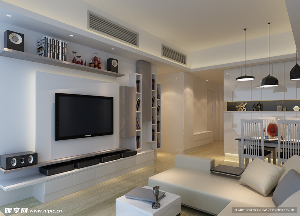 简约客厅效果图