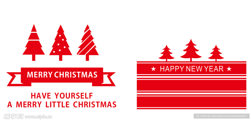 圣诞元素新年元素