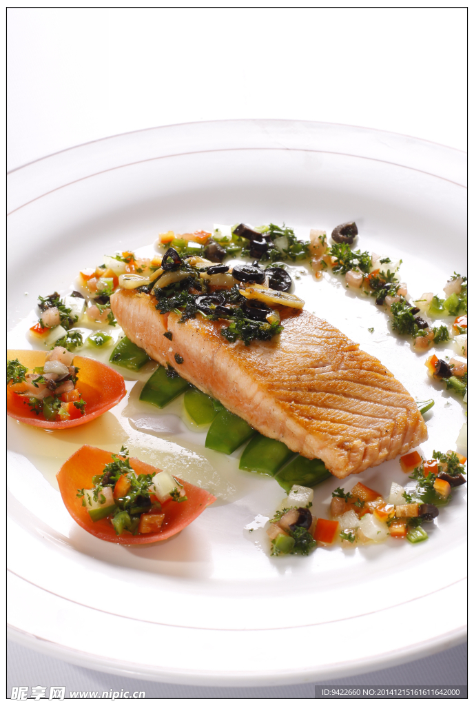 香煎脆皮三文鱼