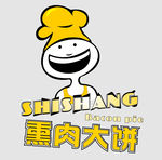 熏肉大饼店LOGO