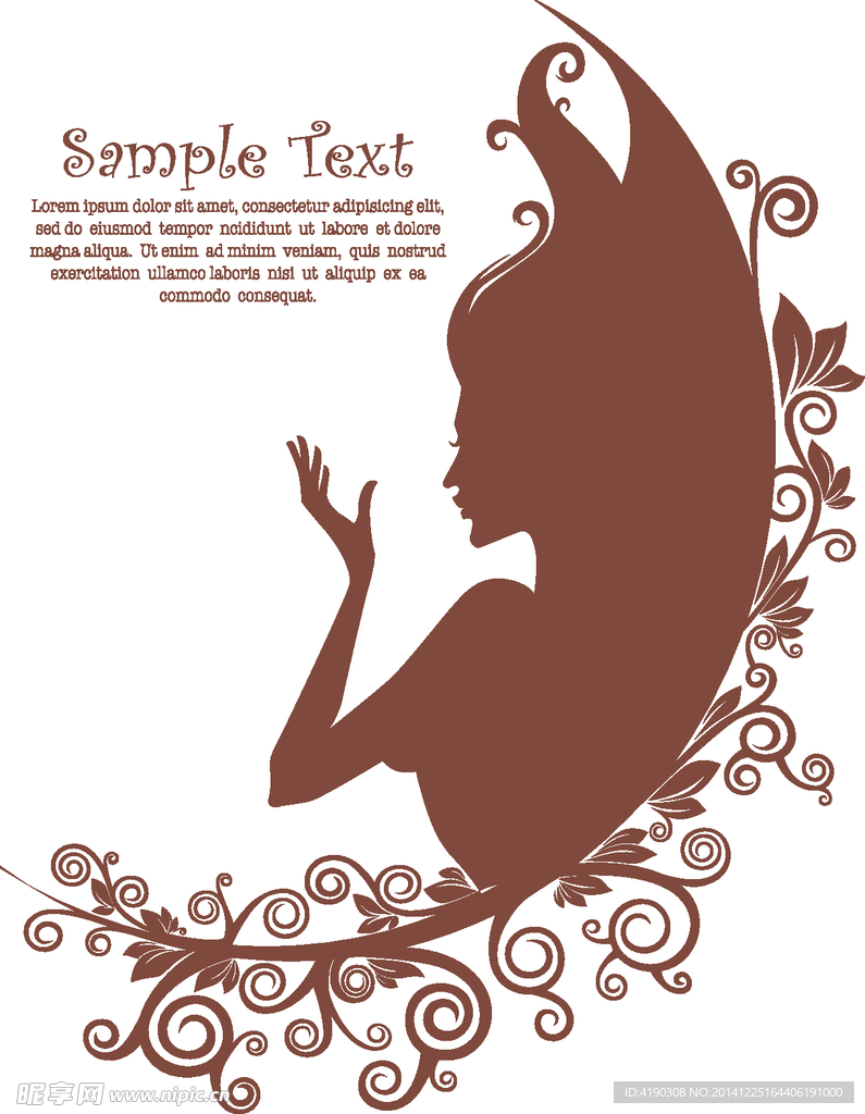 硅藻泥剪影 美女