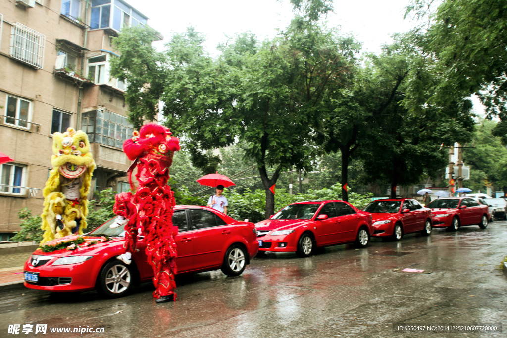 婚礼现场婚礼车队纪实