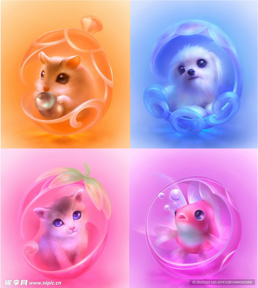 可爱唯美小萌物高清图片