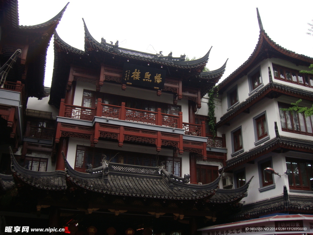 上海城隍庙畅熙楼古典建筑