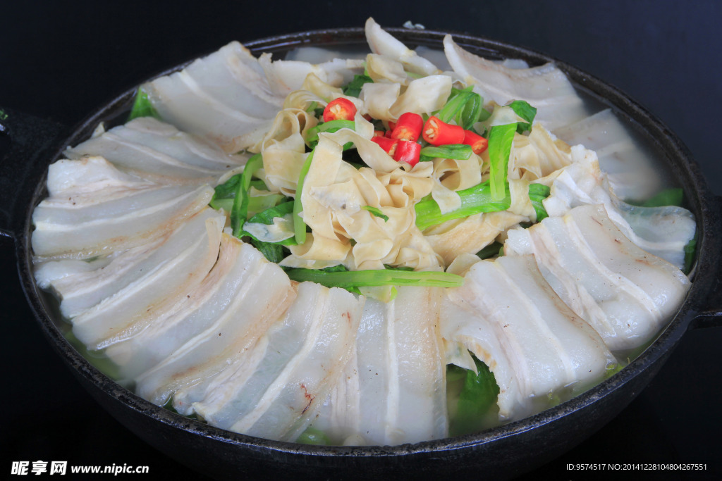 小白菜豆皮五花肉