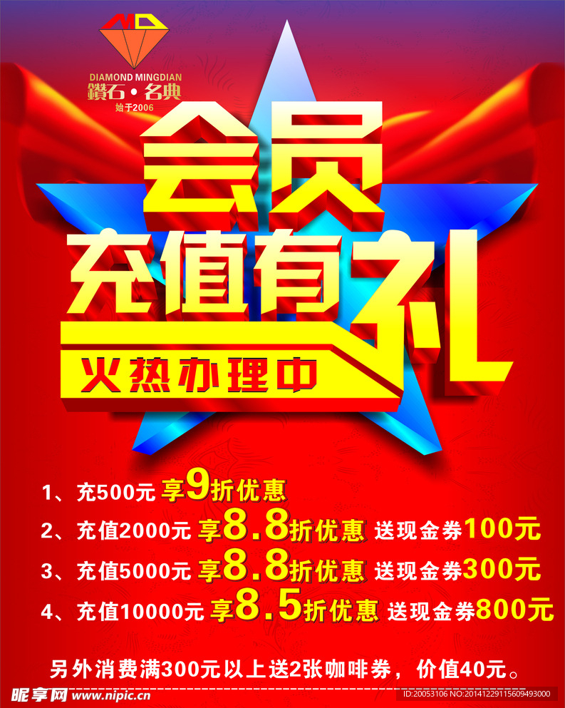 茶餐厅会员充值