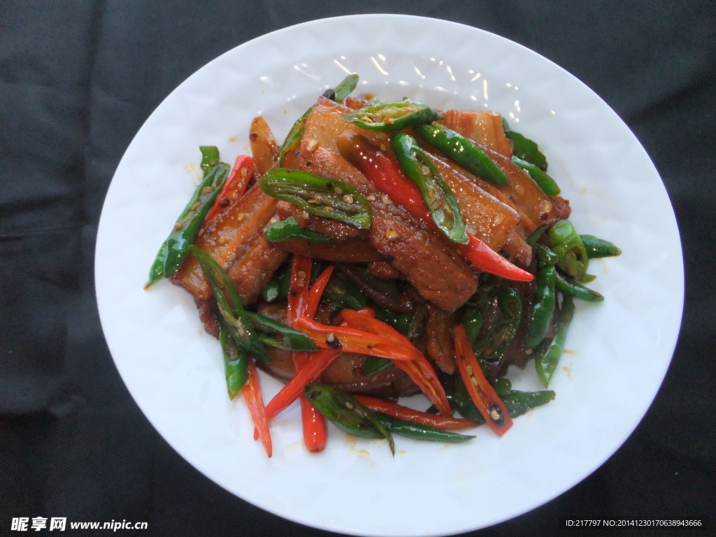 回锅肉    青椒回锅肉