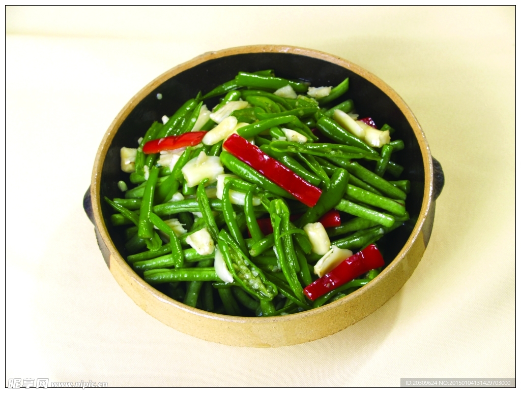 钵子青椒长豆角