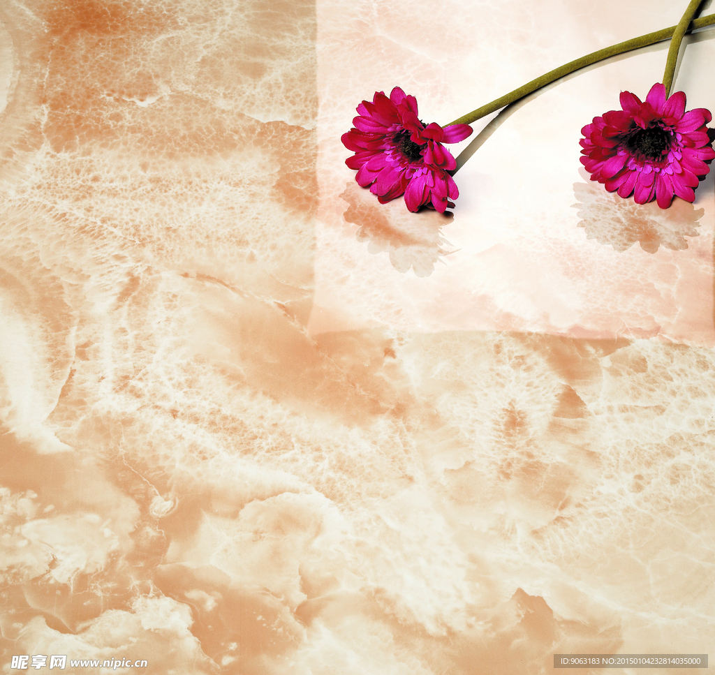 瓷砖特写花纹路