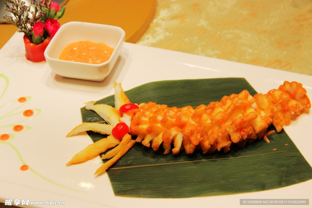 粤菜 千岛汁墨鱼