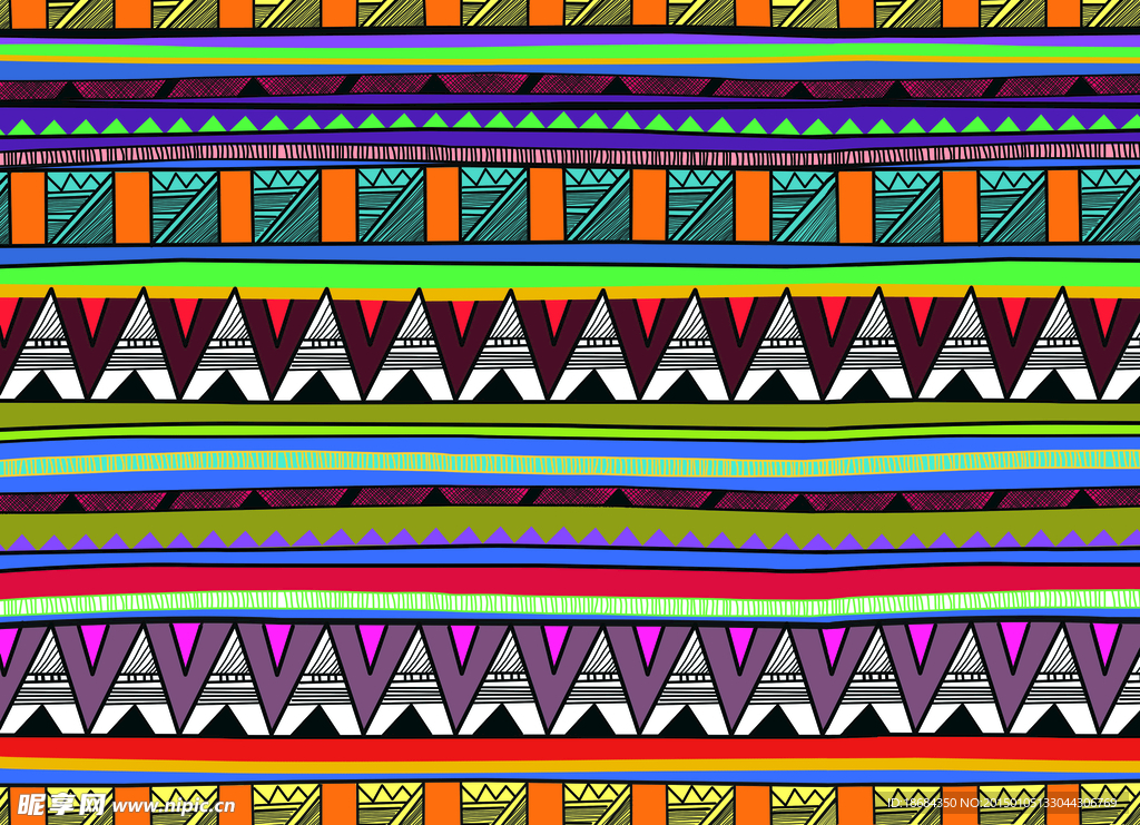 民族花纹背景