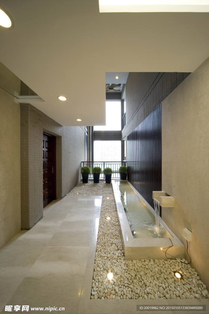 港式风格入户花园