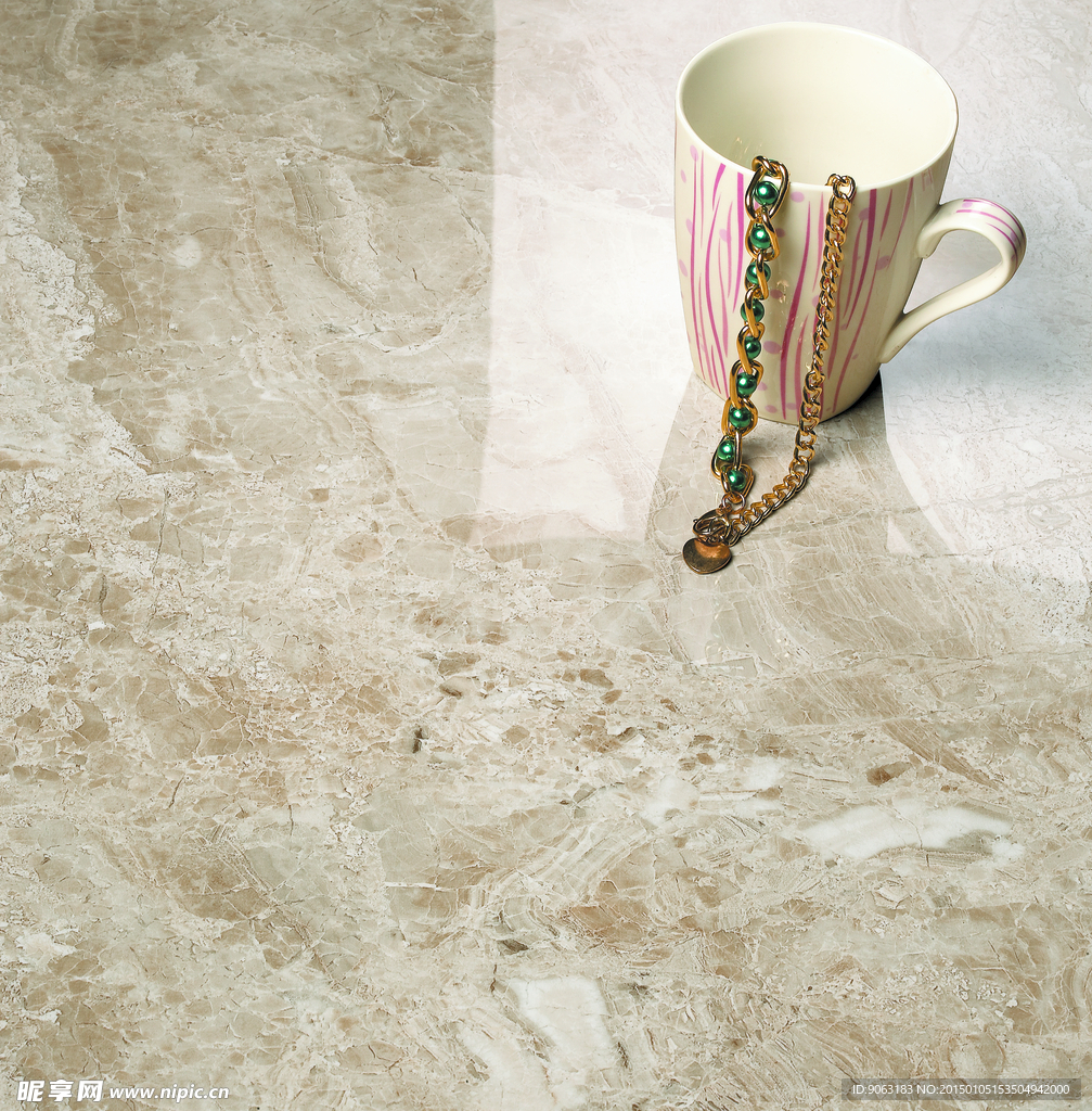 瓷砖特写花纹路