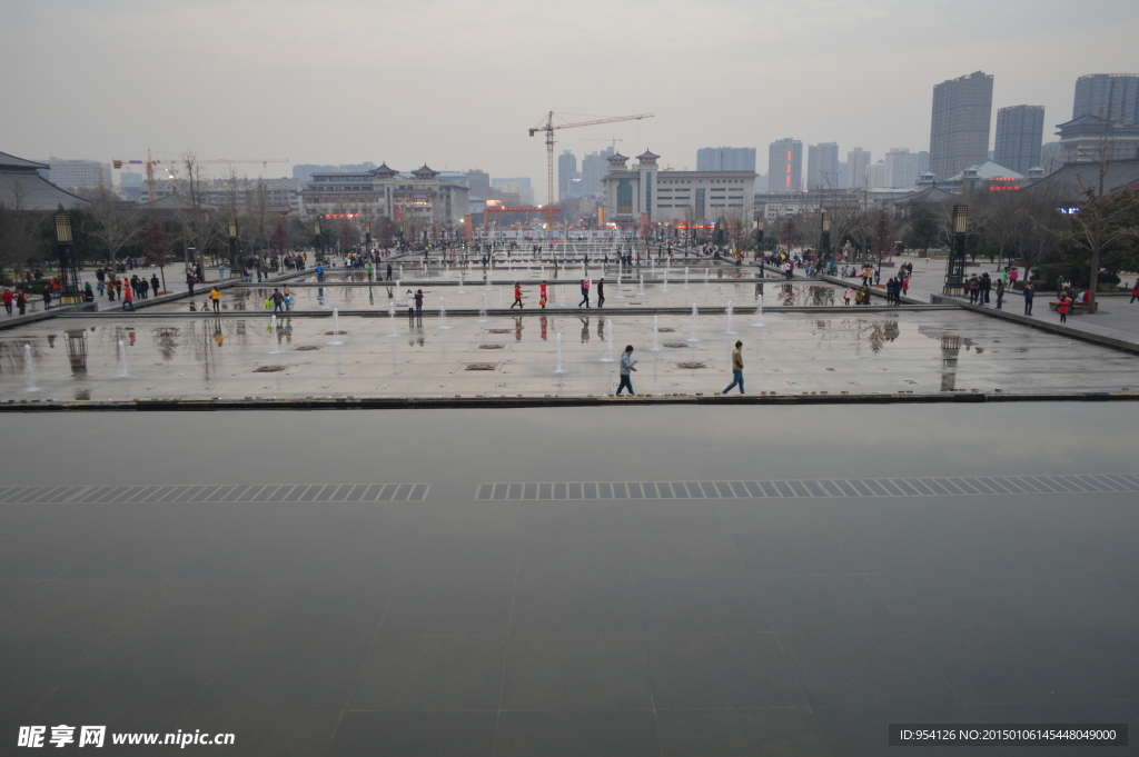 大雁塔音乐喷泉广场