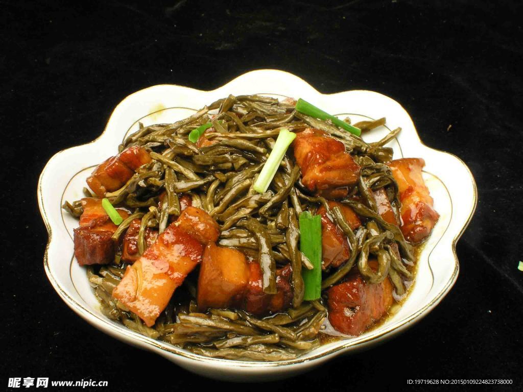 干干豆角红烧肉