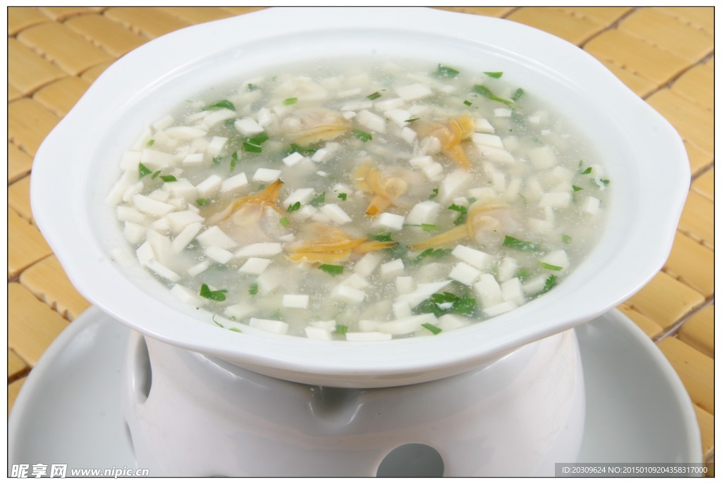 蛤蜊豆腐羹