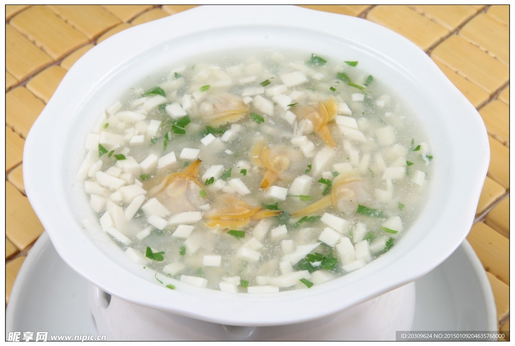 蛤蜊豆腐羹
