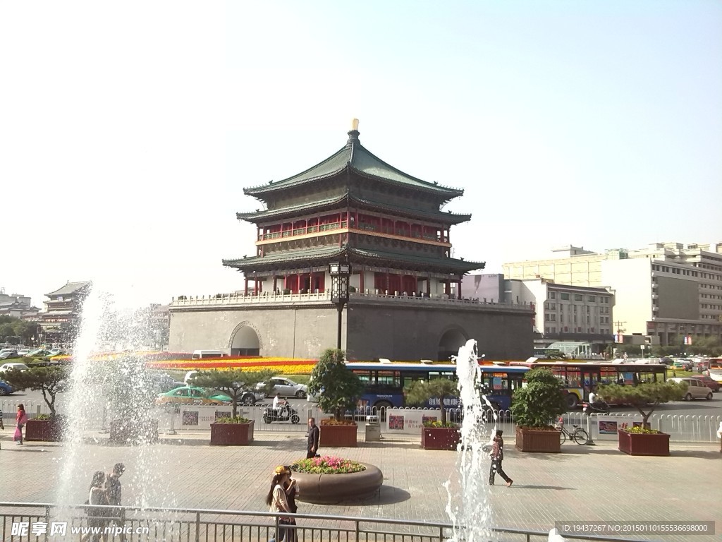 西安钟楼  钟楼