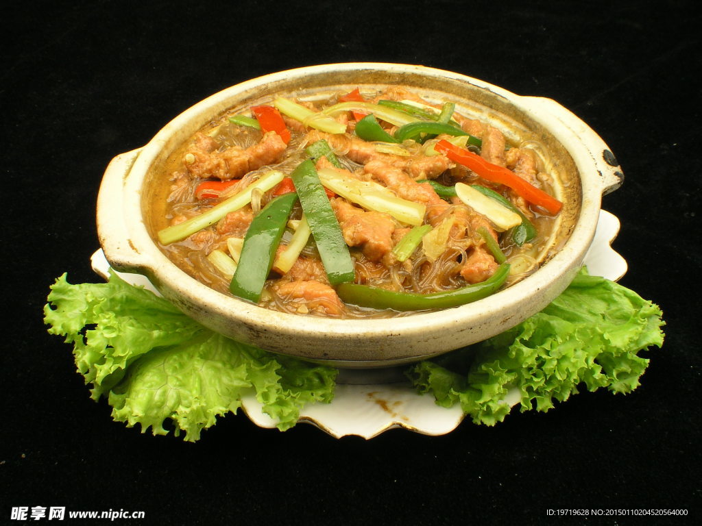 沙茶牛肉粉丝煲