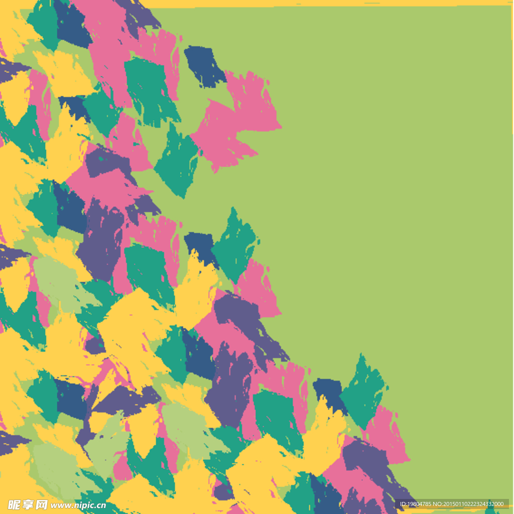 数码矢量分层服装布匹印花