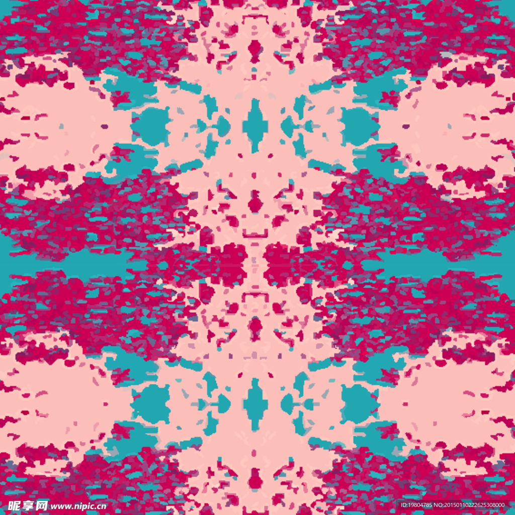 高端服装花纹布匹印花AI墙纸