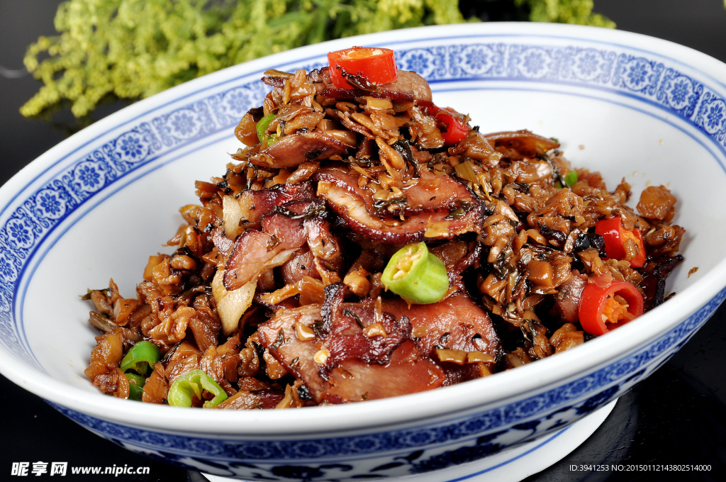 外婆菜炒腊肉