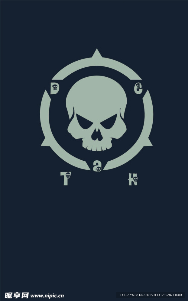 手机壁纸  骷髅