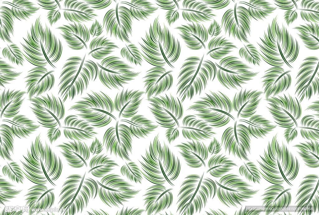 矢量无缝精致花纹