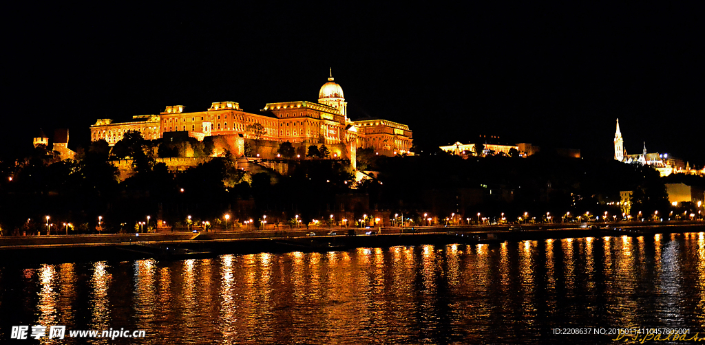 匈牙利欧洲夜景