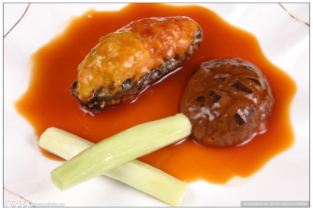 鲍汁百花酿辽参