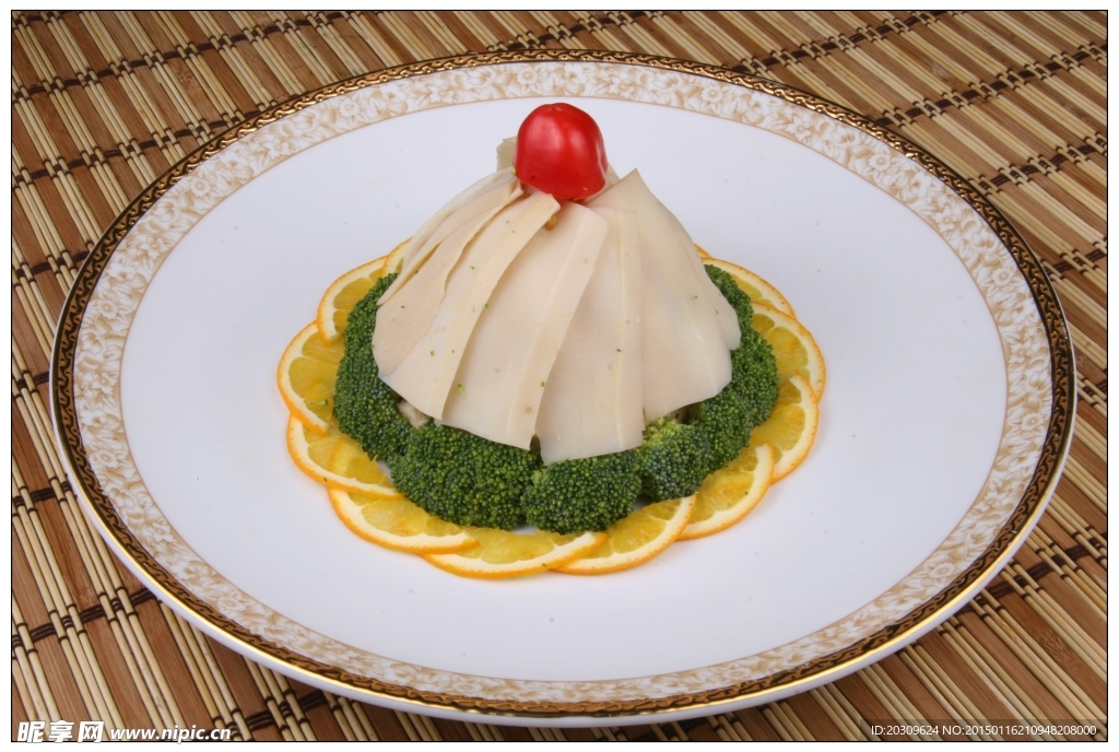 碧绿扒鲍脯繁江