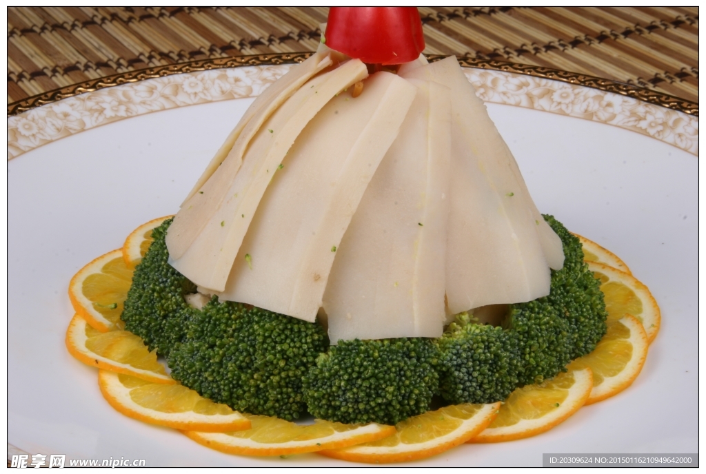 碧绿扒鲍脯繁江