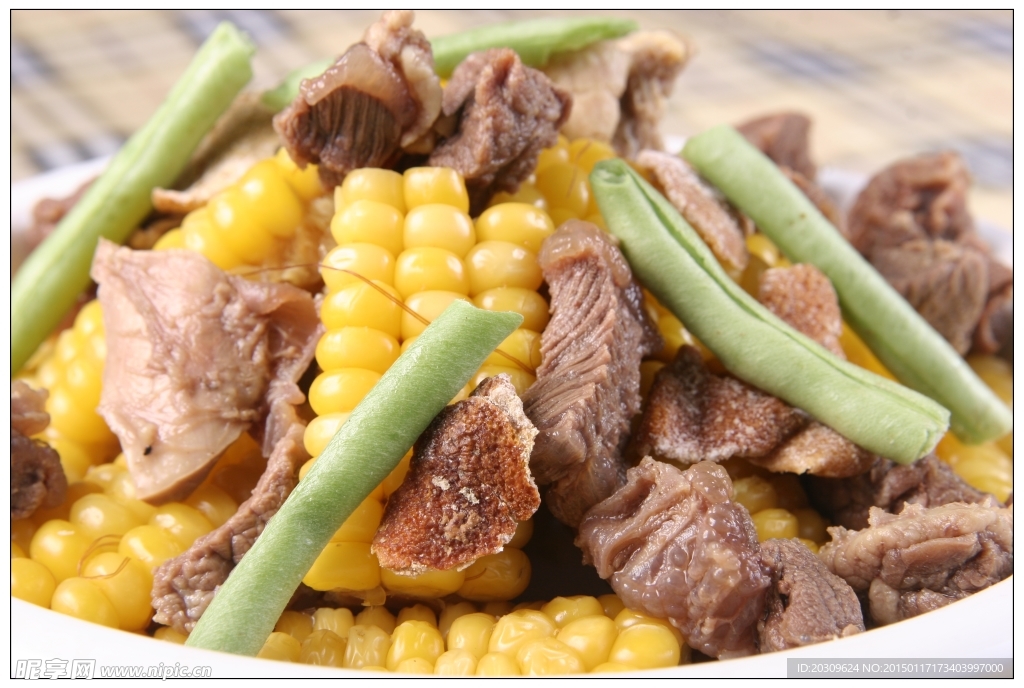 陈皮玉米炖鹿肉