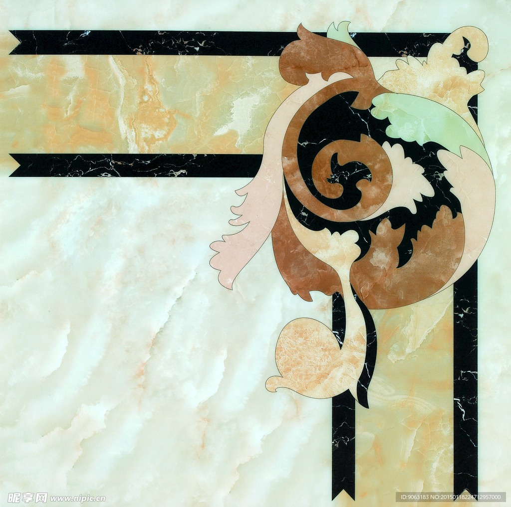 全抛釉微晶石花纹路