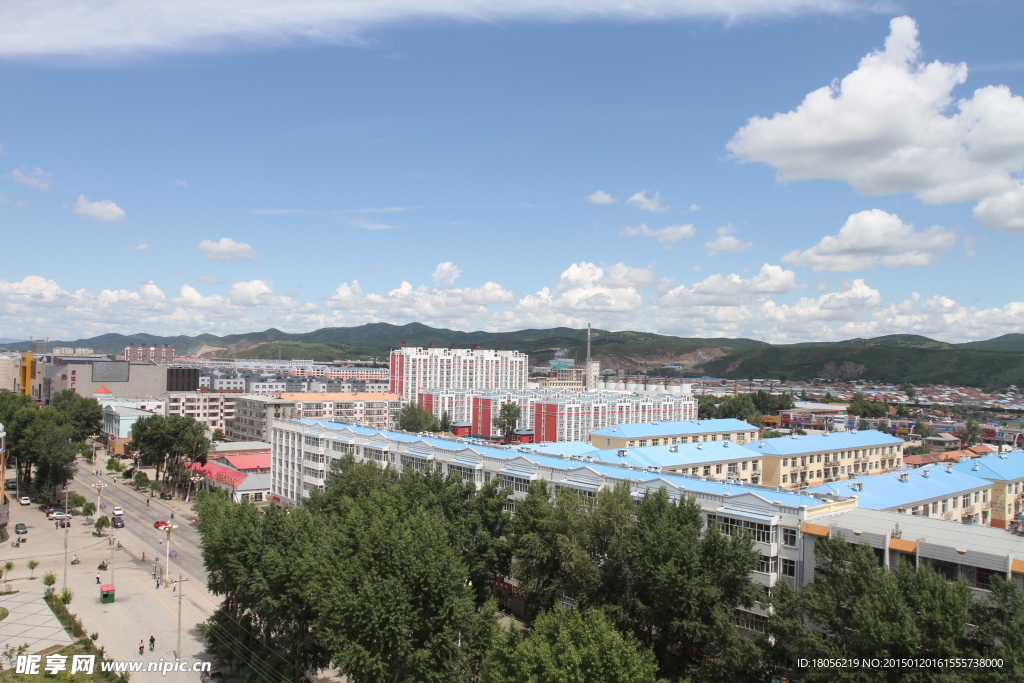 扎兰屯全景
