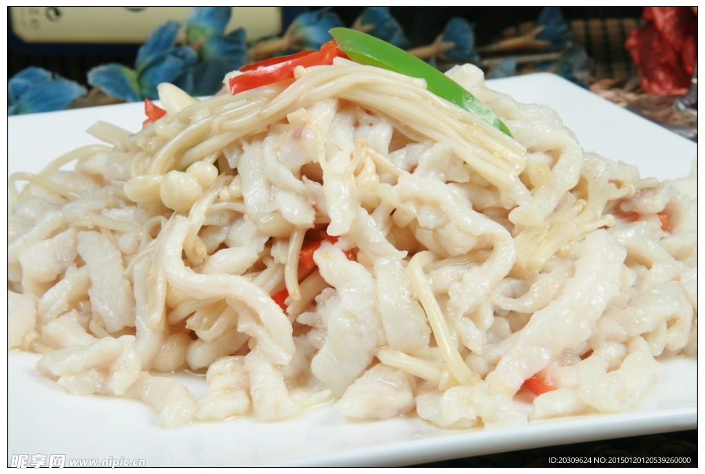 金针菇滑鱼丝