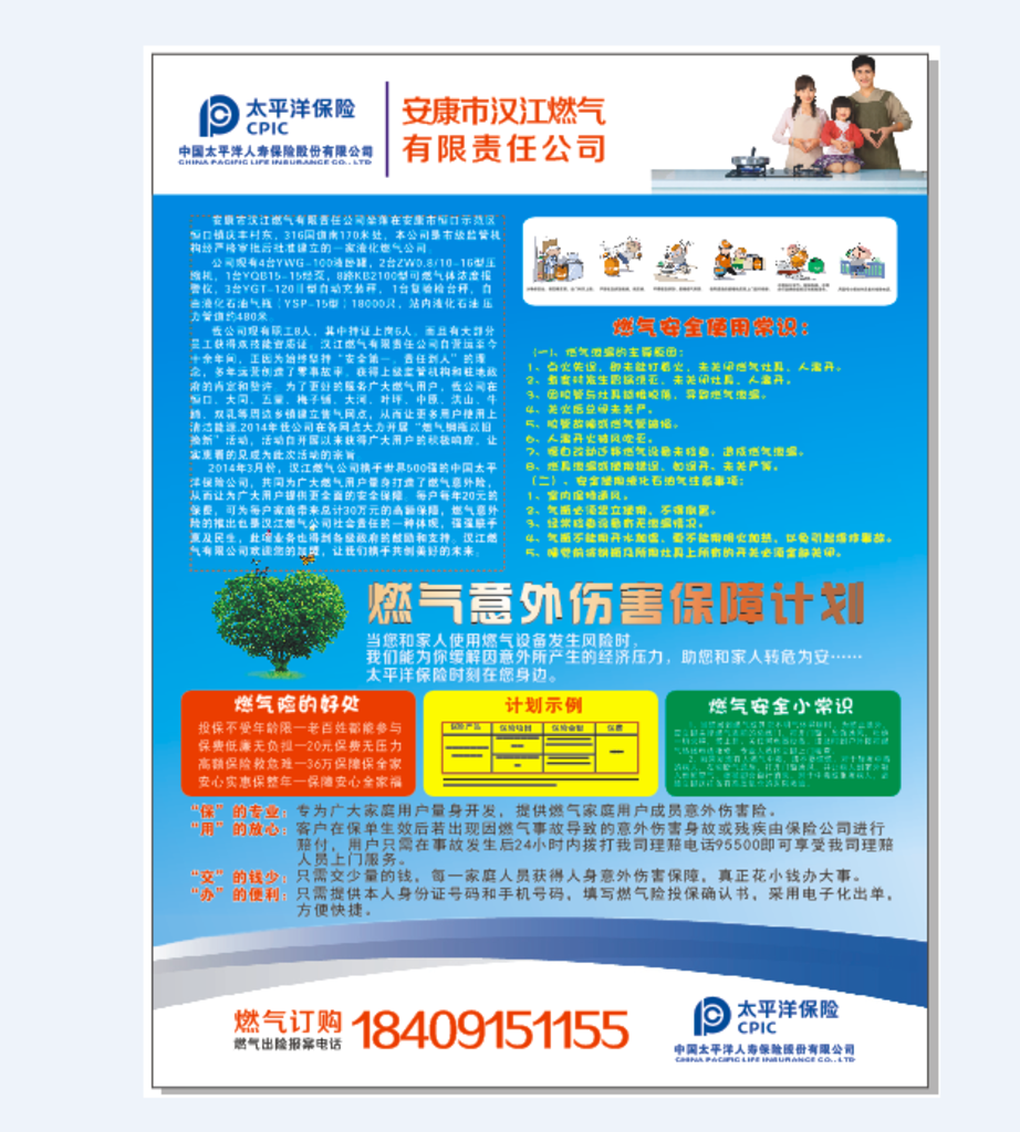 太平洋天然气保险