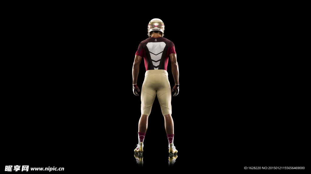 橄榄球装备广告