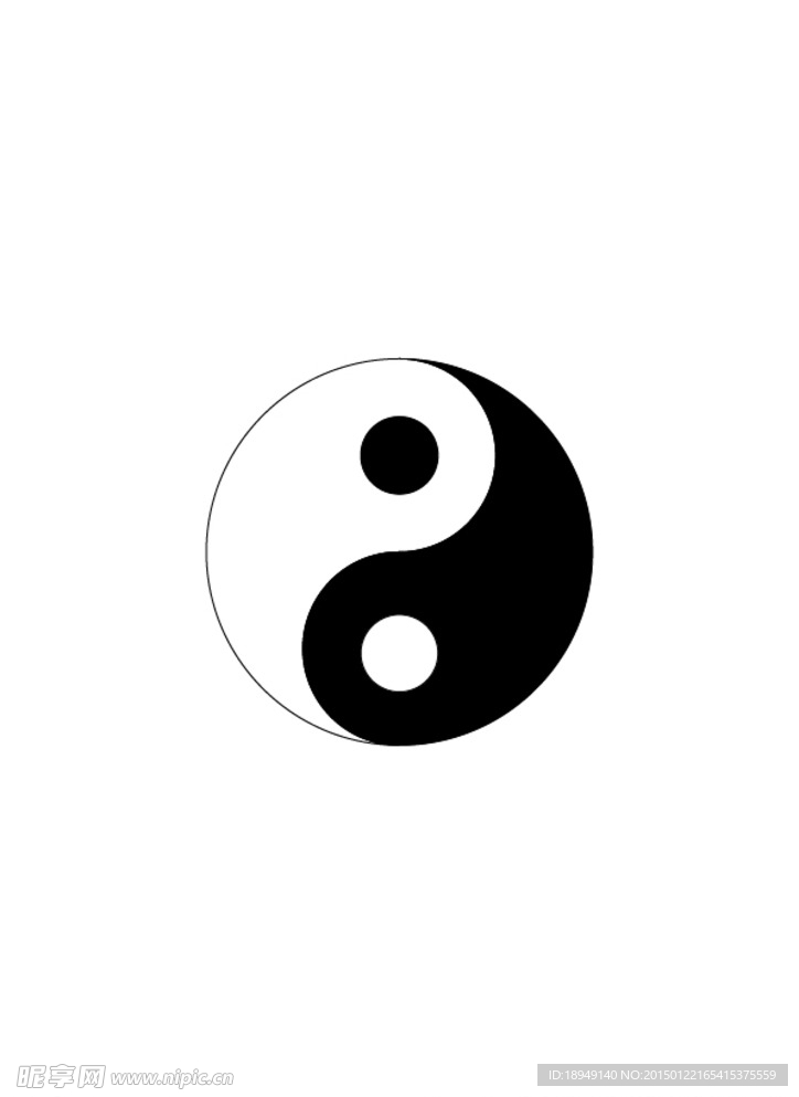 矢量太极八卦图标