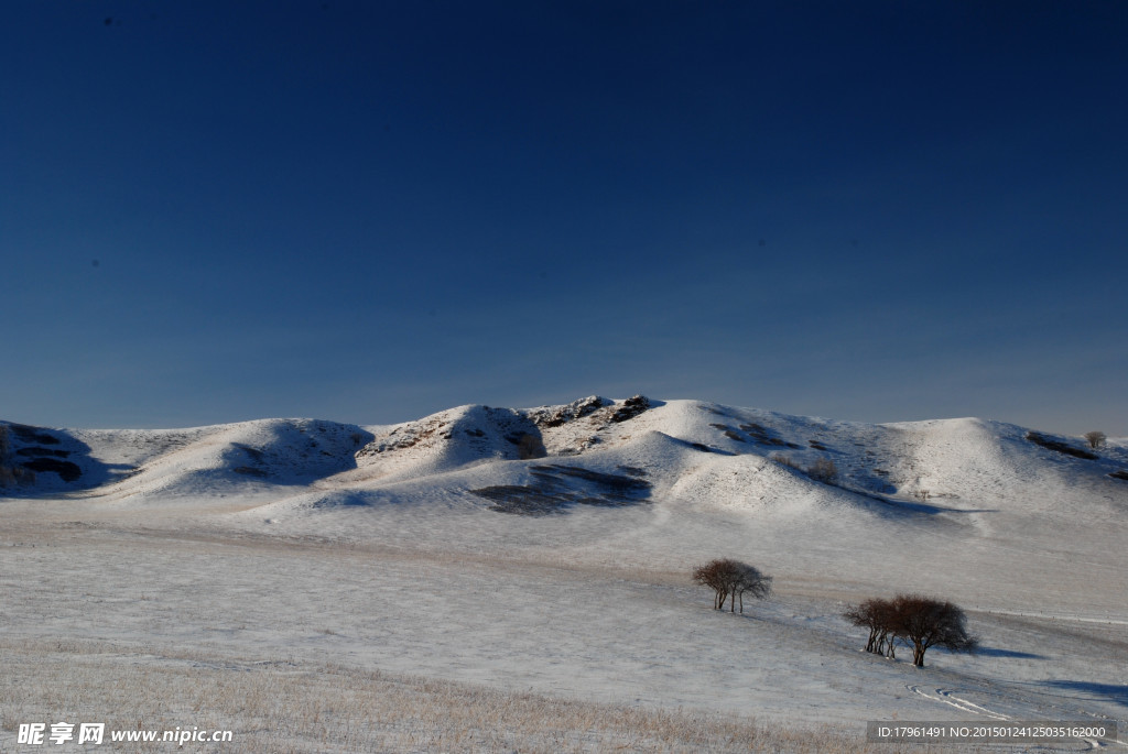 木兰围场雪景