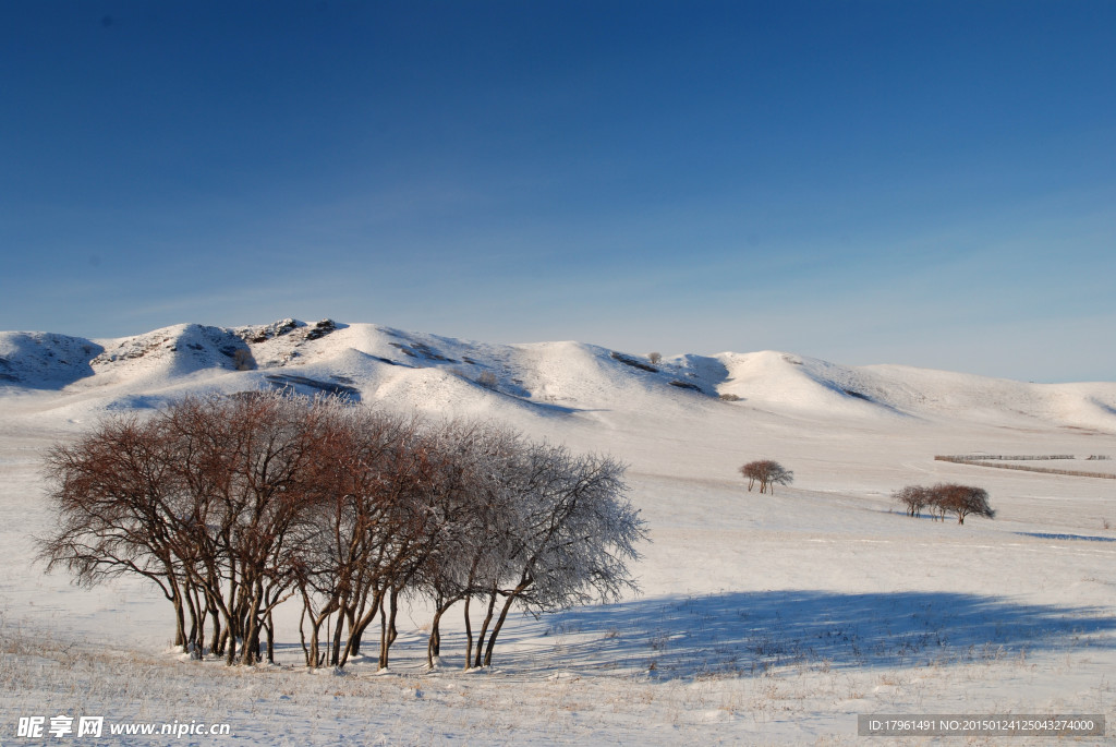木兰围场雪景