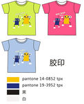 儿童服饰卡通印花短袖