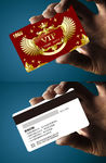 红金色VIP贵宾卡VIP会员卡